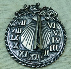 Vintage Napier GOLDEN TIME Brooch Pin 3D Signed Ad Piece Circa 1954 VERY NICE
