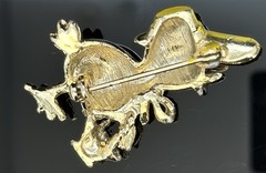 Seven Piece Lot Of Varied Birds With Enamel Or Rhinestones.