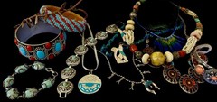 Lot Of Vintage Southwestern Necklaces/Bracelets/Earrings~1970s-90s
