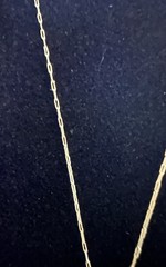 Vintage 14k Yellow Gold Dainty 16” w/Amethyst Heart Pendant 1.1.g