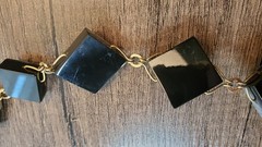 MMA Metropolitan Museum of Art Tiffany Mosaic Lucite Necklace
