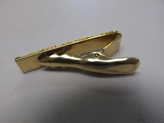 Stunning Alaska Gold Nugget Tie Clip 19k + 14k Gold Real Nuggets MAKE OFFER