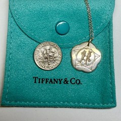 Tiffany 2008 Women Nike Marathon San Francisco Charm Pendant Silver 16”Necklace