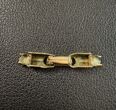 Vtg 1/20 12K GF B-S Articulated Jewelry Connector Piece Watch Bracelet Fob Link