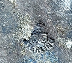 Antique c1900 Sterling Silver Remington Typewriter Co. Medal Of Award, Lapel Pin