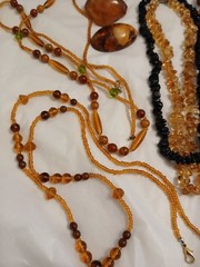 Amber Jewelry Lot Reconstituted & Baltic Amber Mixed Lot READ Descrip