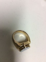 NEW In Box Vintage 18k GE Gold Electroplated Ring Fashion Estate Jewelry