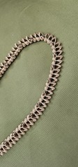 Vintage Crown Trifari Necklace Blue rhinestones Gold Tone Rare Beautiful