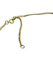 Vintage Avon Goldtone Rectangle Pendant Necklace Spring Ring Clasp 16 – 19 inch