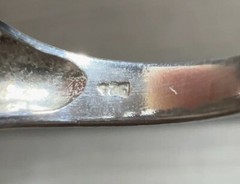 Vintage Handmade Sterling Silver Triple Heart Band Ring, Size 5.75, 3.2g