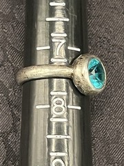 A Group Lot Of 6 Art Deco 925 Sterling Silver Rings Rhinestones Faux Turquoise