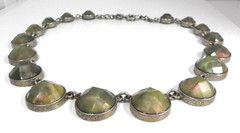 Georgian Collet Necklace Anna Wintour Collar Art Glass Riviere Ann Taylor Loft
