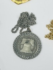 ✨VTG Lot Of 18 Vintage Necklaces & Belt, Chains, Gold silver Tone Varies Styles