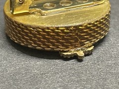 Vintage Rare Maximal Art Fashion M Letter Small Crown Brooch Pin