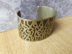 Vintage old retro bracelet Wonderful Cuff Bracelet Armenia Melchior USSR Soviet