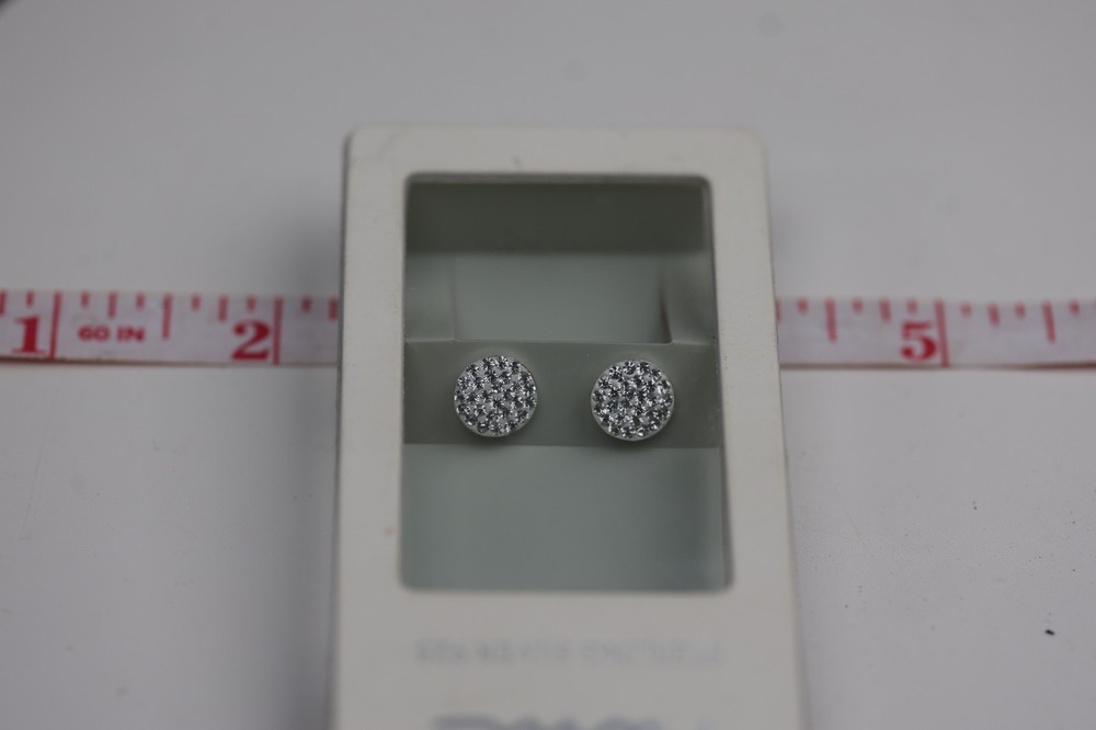 Gemstone Stud Earrings Sterling Silver