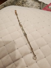 Vintage Italian Sterling Silver and Jade Link Bracelet