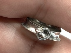 Vintage JMS 925 Sterling Silver US Army Military Cap Hat Charm Pendant