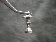 Japanese Tenka Chaya-Gata Lantern Vintage Sterling Silver Charm Pendant 2.0g