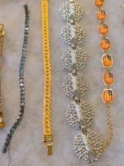 Estate Jewelry Sterling Silver, Weiss Coro Panel Emmons +21 Bracelets