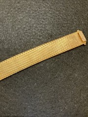 Vintage De Cesare 18K Gold Plated Mesh Bracelet Mens Woman’s Jewelry