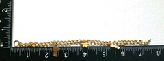 Vtg Snoopy Enamel Charm Bracelet 6.75″ Clasp 4 Leaf Clover Star Ribbon Gold Tone