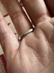 Vintage Estate 18k White Gold Pink Topaz And Diamond Cocktail Ring 4.5