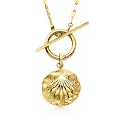 Ross-Simons Italian 10kt Yellow Gold Seashell Charm