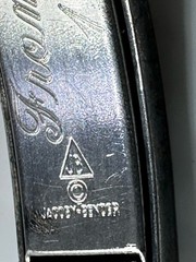 1959 Girls Engraved ID Bracelet Mary Claire Stretchy Stainless Jacoby Bender