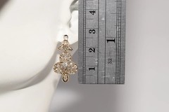 2.11Ct Art Deco Style Lab-Created Diamond Anniversary 14K White Gold FN Earring