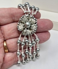 Signed MIRIAM HASKELL Multi-Strand Faux Pearl Necklace and Matching Bracelet