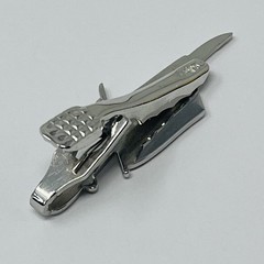 Chevrolet Dealer Employee Award Tie Bar Clip Charge Over the Top Sword Balfour