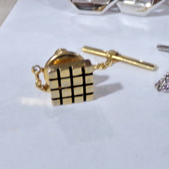Mixed lot of Vintage CUFFLINKS, TIE BARS/CLASPS, PINS as pictured UNBRANDED