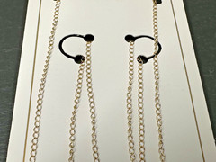 NEW OLD STOCK 1/20 12K 24″ DAINTY CHAIN NECKLACE ON ORIGINAL CARD N433