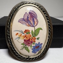 Vintage Women’s Brooch, Soviet Brooch, Made in USSR, Vintage Jewelry Signed