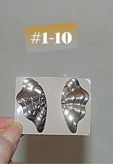 Vintage Retro Ear Rings, 1970s, 1980s 1990s, GROUP 1, priced per or the lot