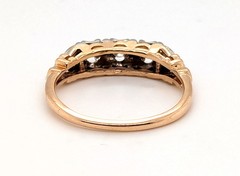 Deco Diamond Anniversary Wedding Band Ring .20ct 14K 18K Mitchell Copp 1920’s