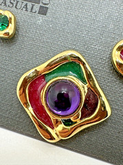 Casual Corner Vintage 1980s Scatter Pins Enamel Abstract Multicolor NOS NWT NEW
