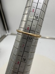 Antique Diamond & Emerald 3-Stone Band