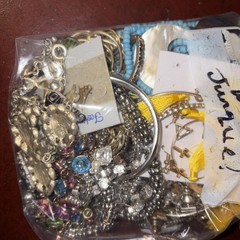 Vintage Wearable And Craft jewelry lot
