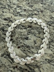 Napier Pat Signed Silver Necklace 16 In Broken As Is As Pictured