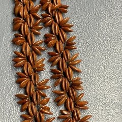 Real Seed Bead Necklace 56 In Hawaiian Koa Hippie Love Brown Bohemian Vintage