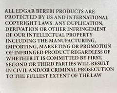 I Am Edgar Berebi My All In A Row Angel child of secret and of faith vintage