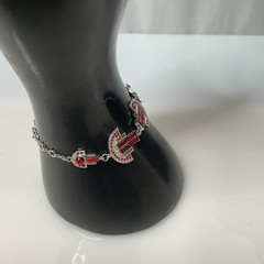 On Aura Tout Vu Paris Art Deco Style Bracelet Moulin Rouge Adjustable Designer