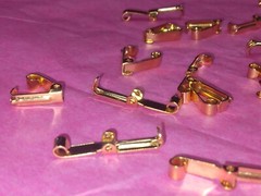 72 Goldtone Bracelet Fold Over Clasps – NOS