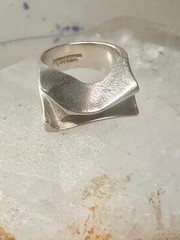 Bjorn Weckstrom ring size 5.50 band sterling silver women circa 1970’s