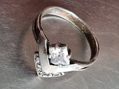 Vintage ring sterling silver 925 Size 8 Weight 3.1 g. Ukrainian jewelry.