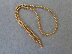 Vintage Gold tone Signed Monet Bead 30″ Necklace