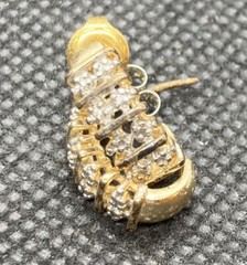 Vintage Gold Plated Sterling Silver Earrings For Pierced Ears