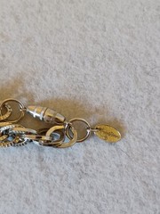 Vendome vintage silver tone chain long necklace. Measures 56 in. Excellent shape